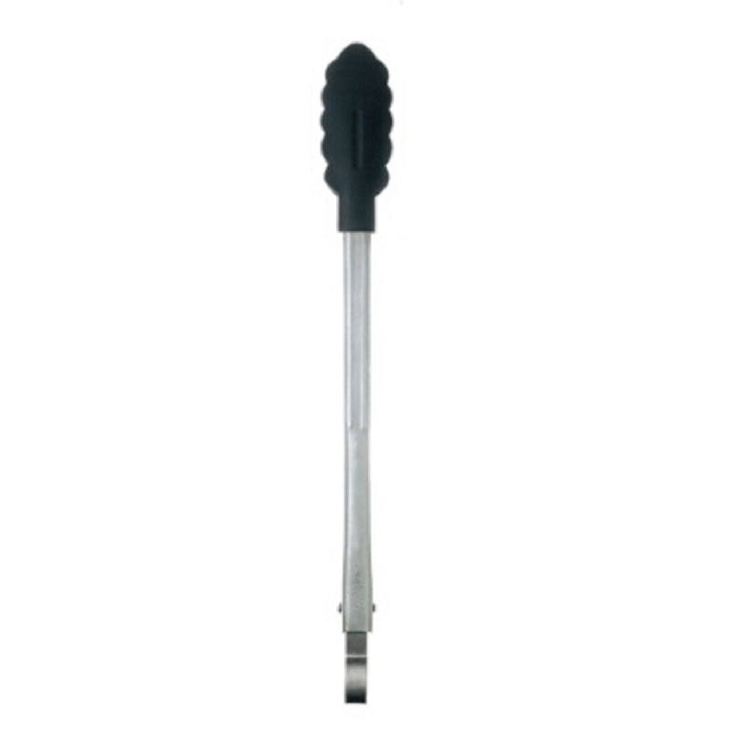 12" Black Silicone Utility Tongs