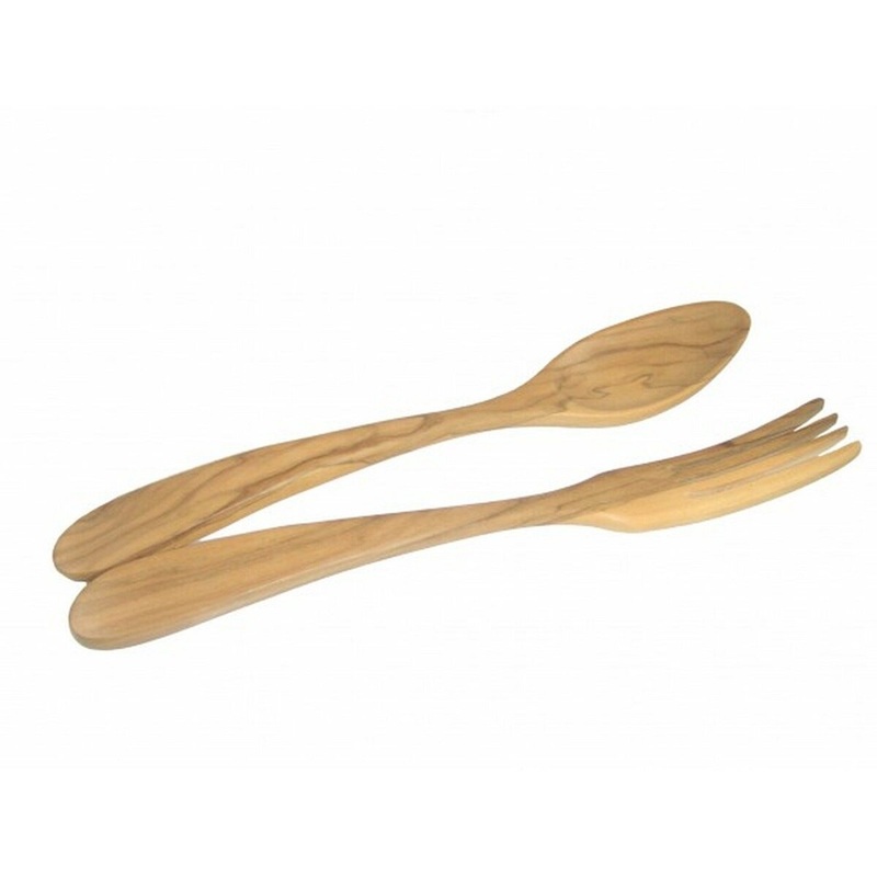 12" Olivewood Parisien Server Set