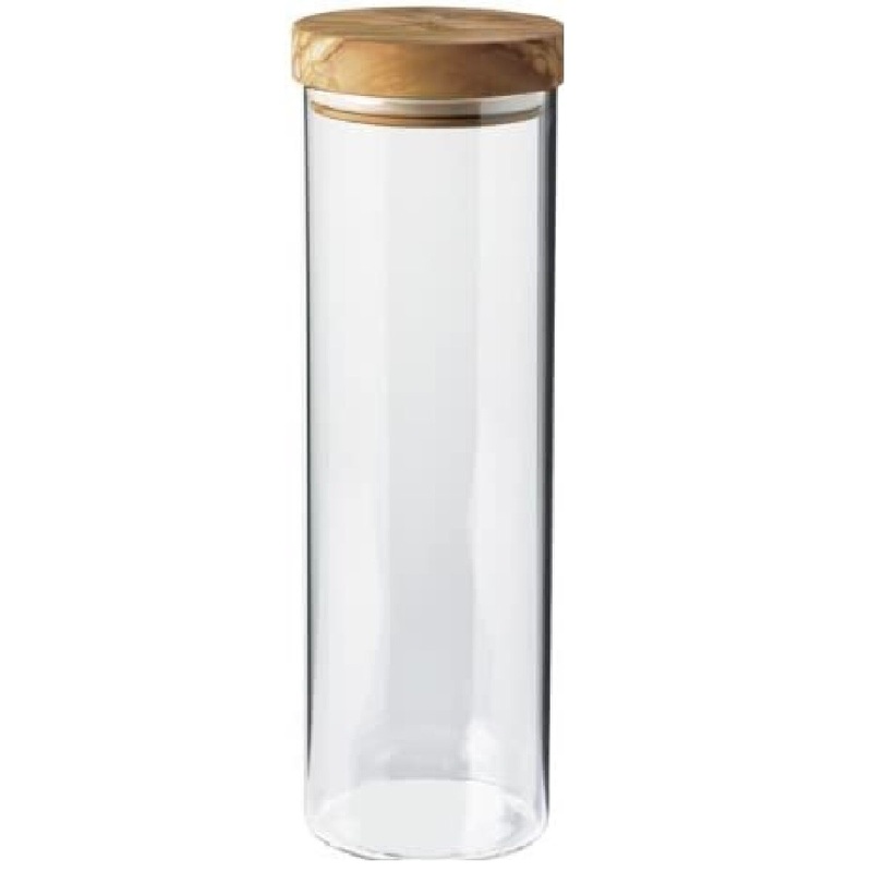 4x12.3"Glass Jar w/Lid