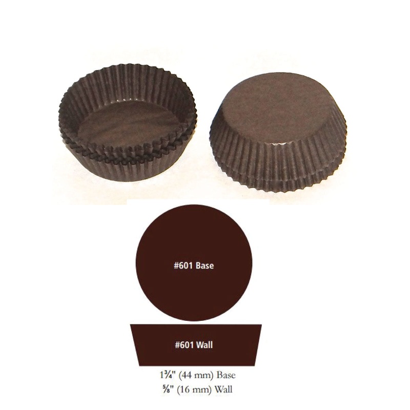 Brown #601 Candy Cup 500/pkg
