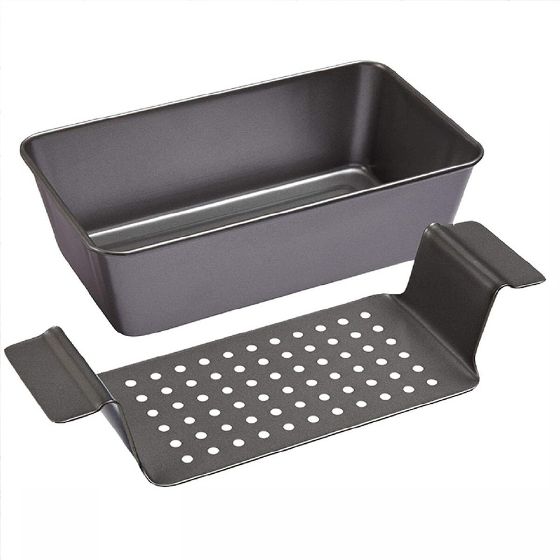 Chicago Metallic Meatloaf Pan - 2-Piece