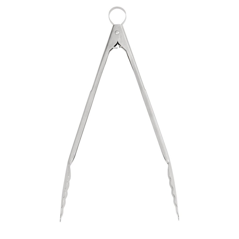 Cuisipro Stainless Steel 12" Locking Tongs