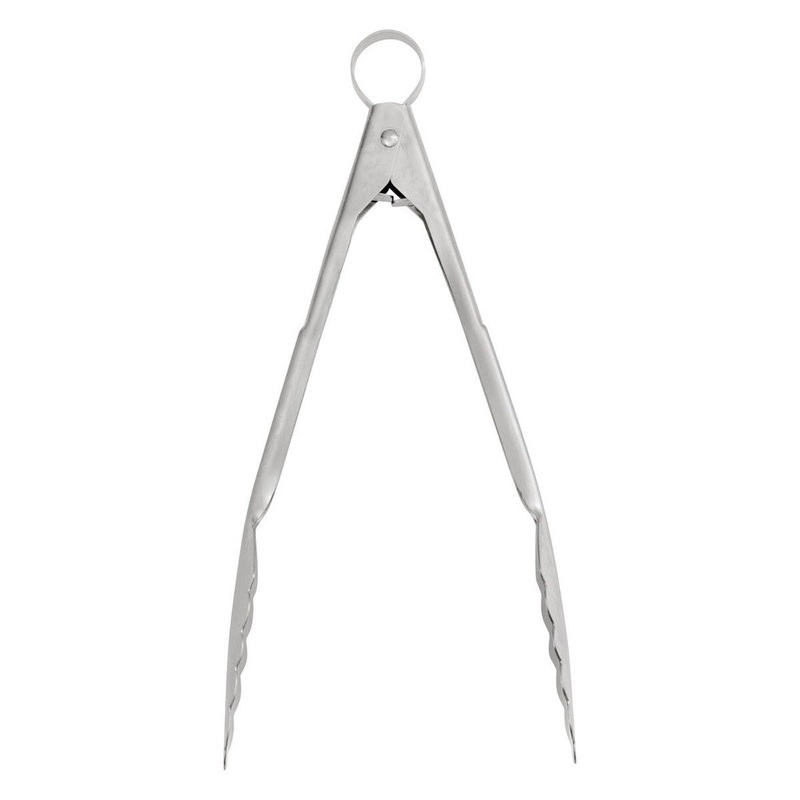 Cuisipro Stainless Steel 9.5" Locking Tongs