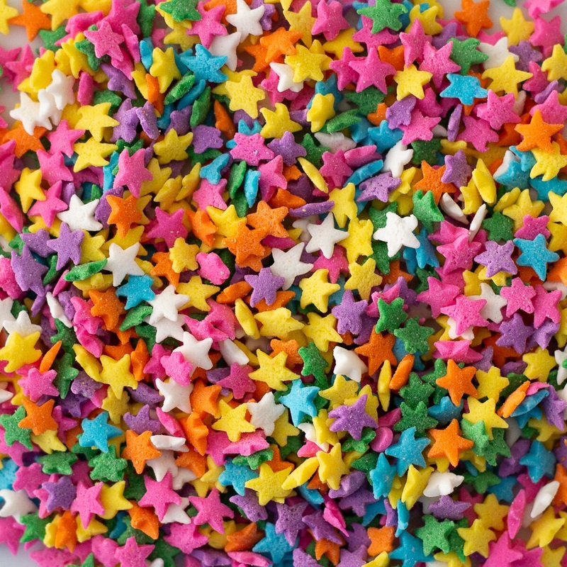 Pastel Star Sprinkles - 1/2 Lb