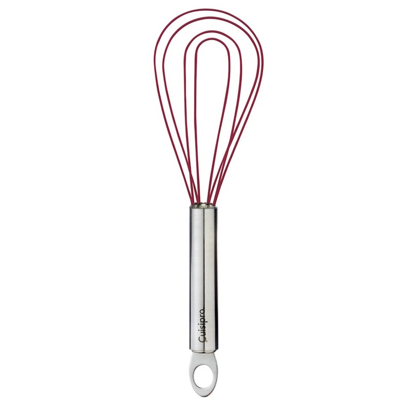 Silicone & Stainless Steel 10" Flat Whisk