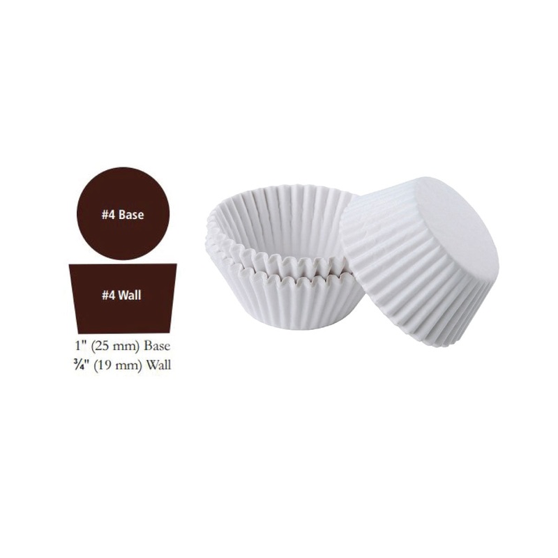 White #4 Candy Cup 500/pkg