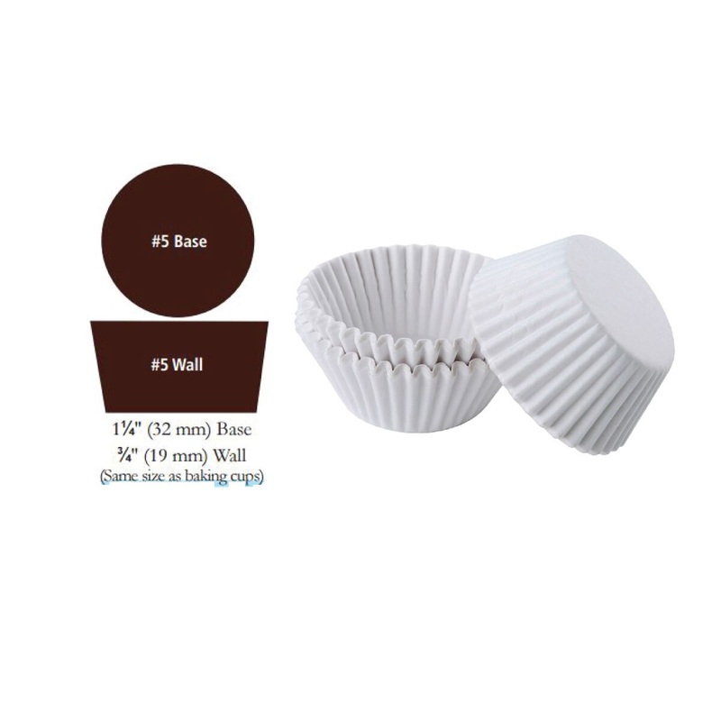 White #5 Candy Cup 500/pkg