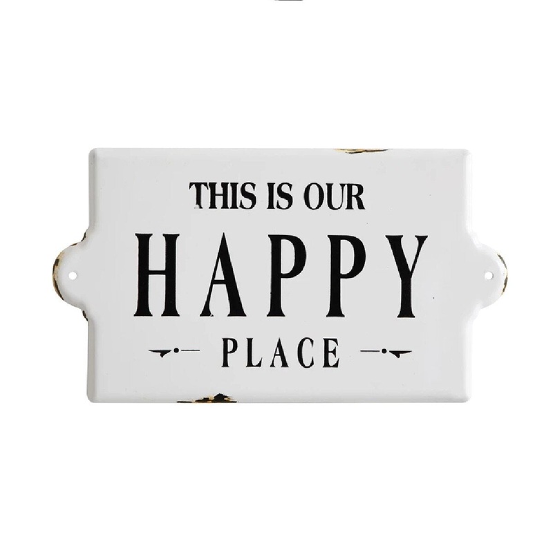 14-1/2" x 8" Enameled Wall Decor