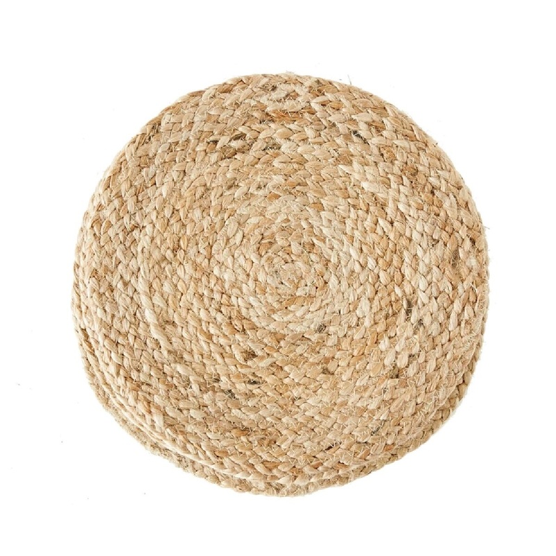 14" Handwoven Round Jute Placemat