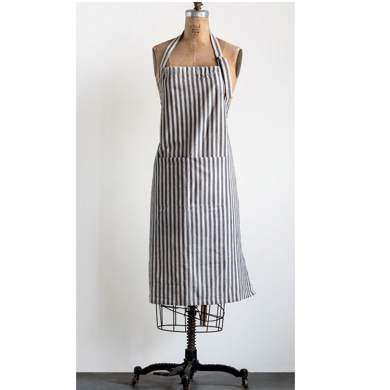 38" x 28" Cotton Stripped Apron