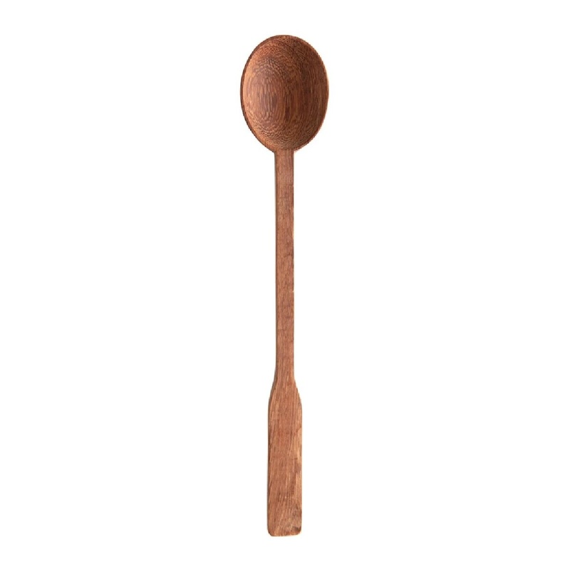8 3/4" Hand-Carved Doussie Wood Spoon