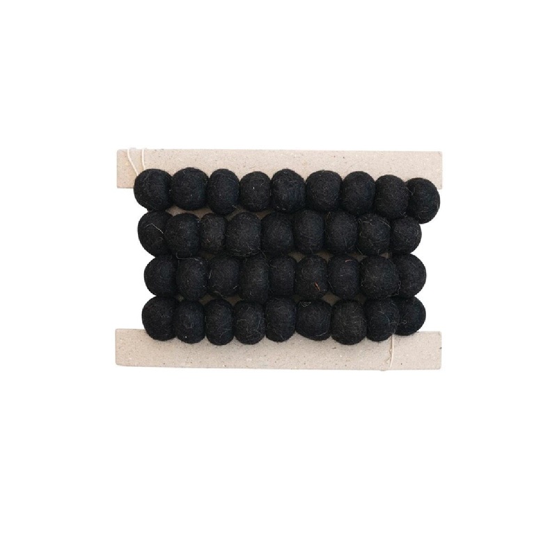 Garland 72" Black Wool