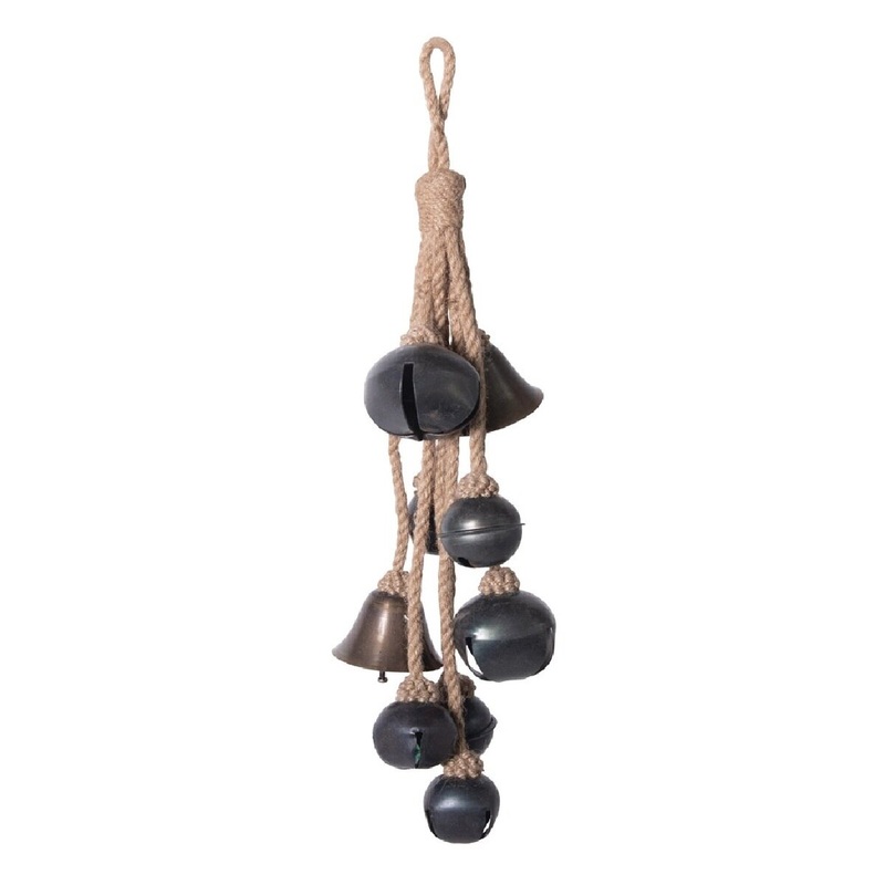 Christmas Bells on Jute Hanger