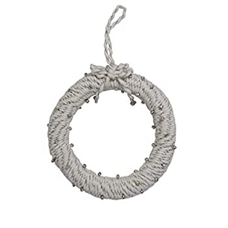 Chunky Metallic 10" Yarn Wreath