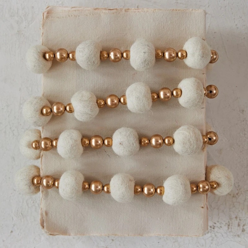 Garland 72" Ball & Plastic Bead