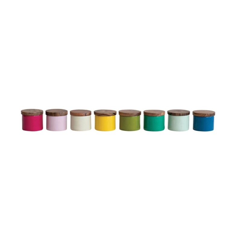 Stainless Steel Mini Pinch Pot with Acacia Wood Lid