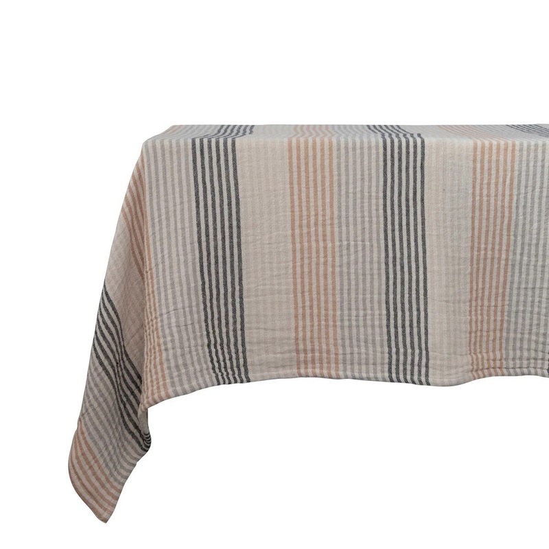 Woven Cotton Double Cloth Yarn Dyed Tablecloth
