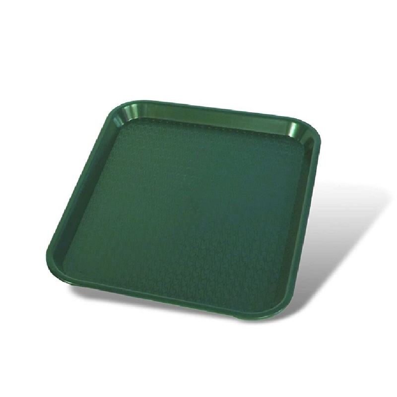 14" X 18" Green Fast Food Tray