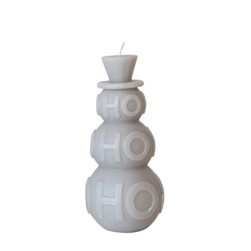 9" Snowman Candle