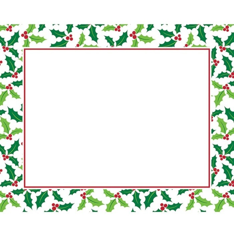 12" x 15" Holly Placemat