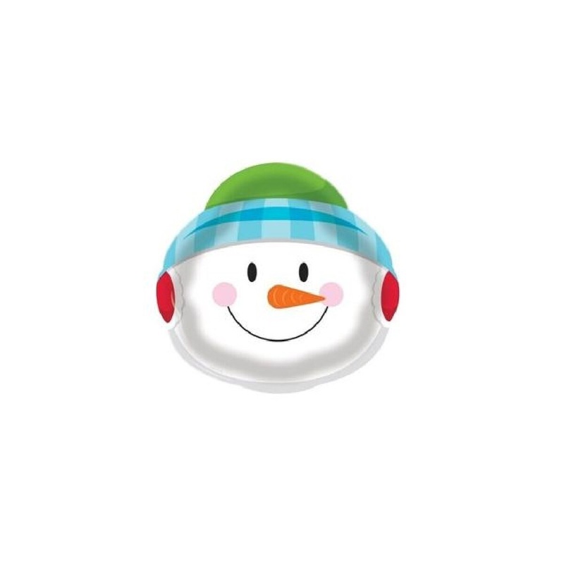 14" Snowman Tray