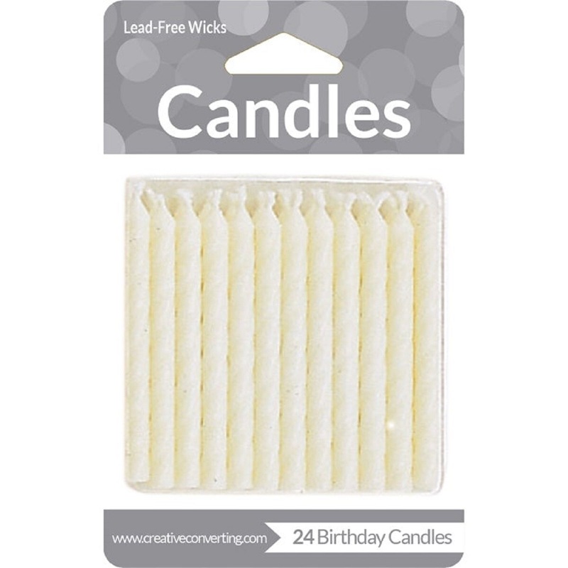 2.5" White Candles