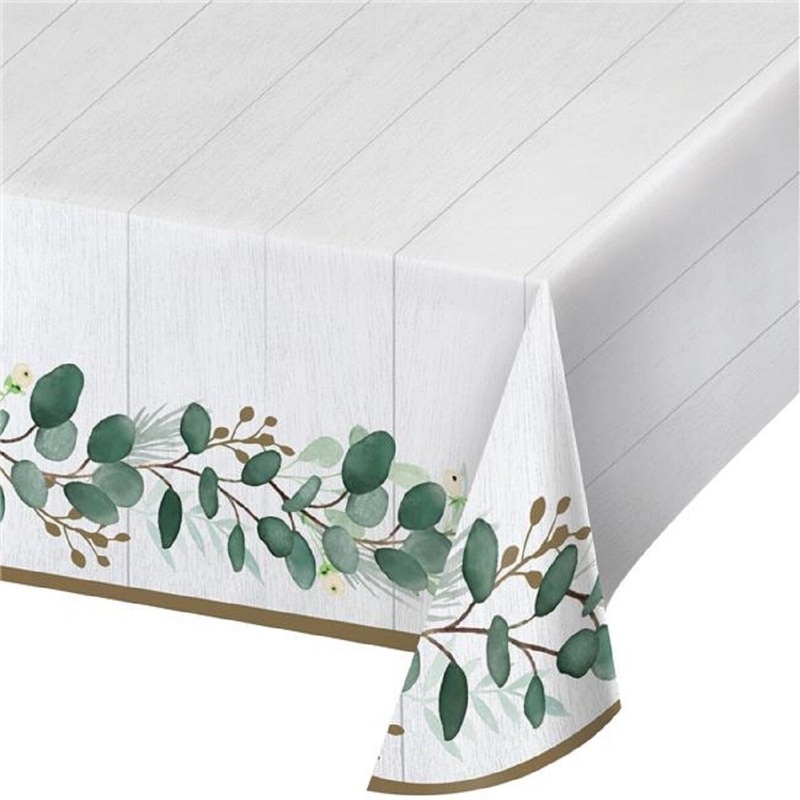 54" x 102" Eucalyptus Paper Table Cover