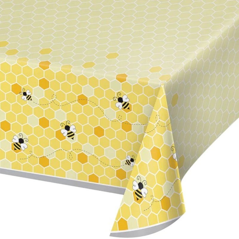 54x102 Bumblebee Baby Table Cover