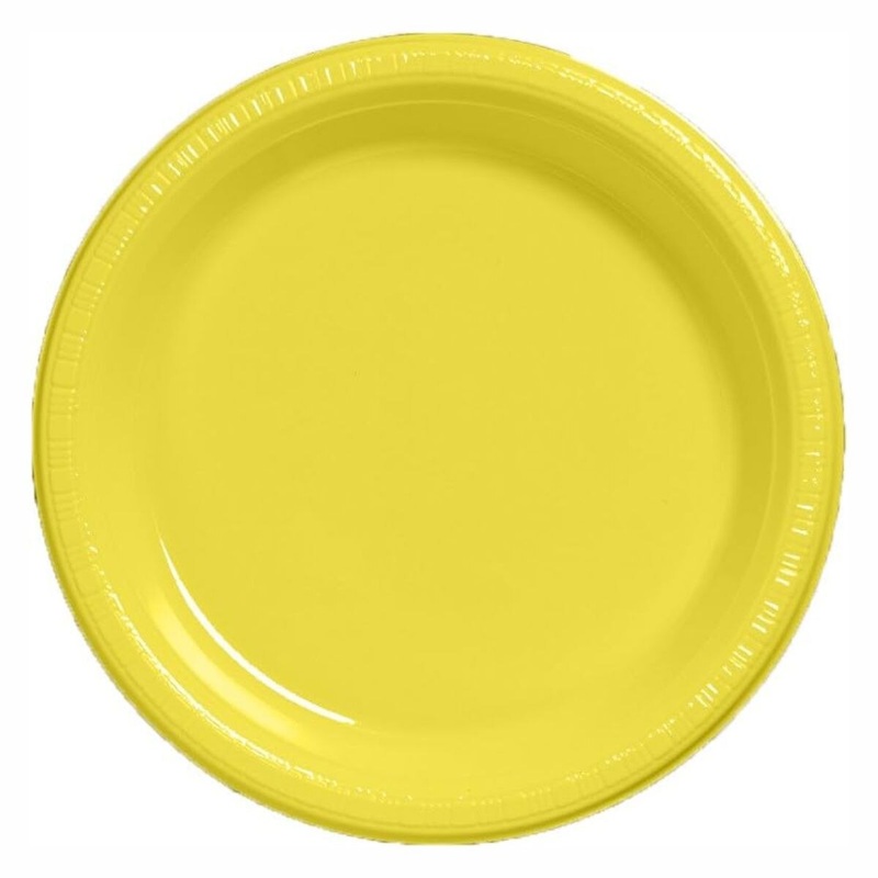 9" Mimosa Plastic Dinner Plates