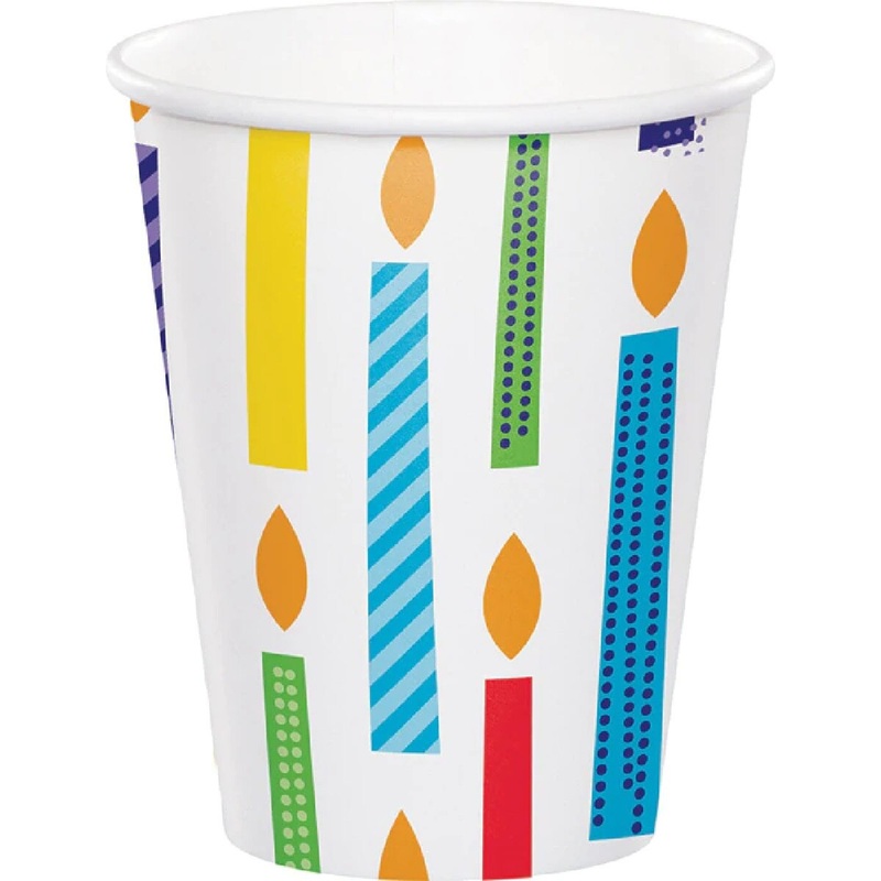 9 oz Bright Birthday Paper Cup