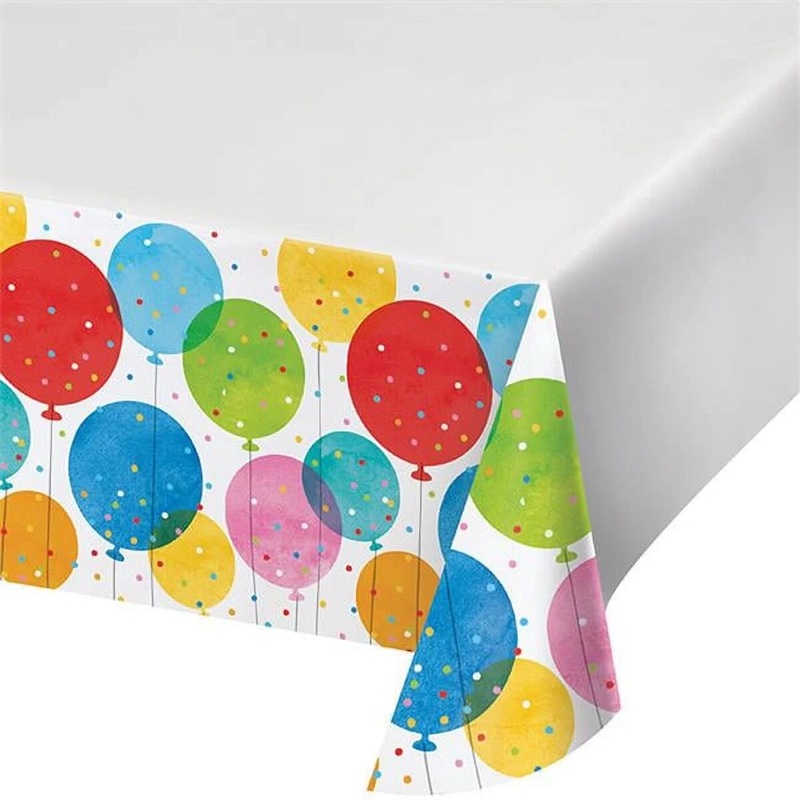 48x88 Confetti Balloons Table Cover