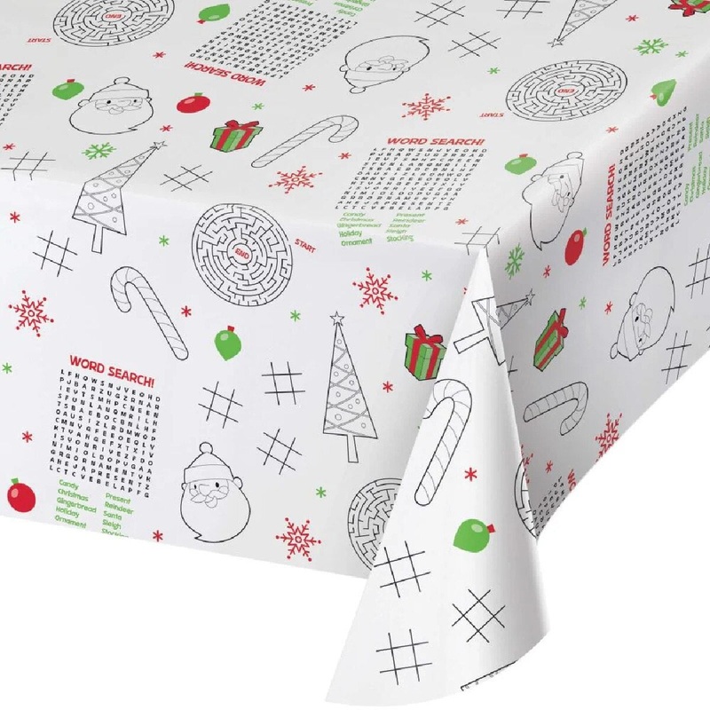54x84 Kids Christmas Table Cover