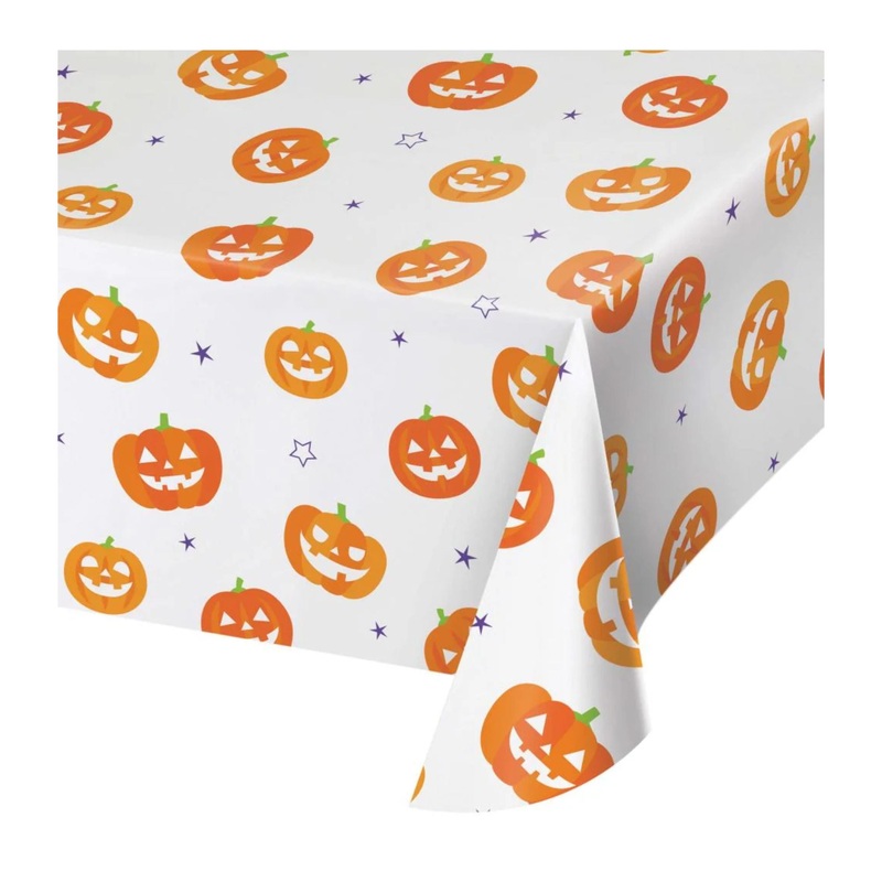 54x96 Halloween Pumpkins Table Cover