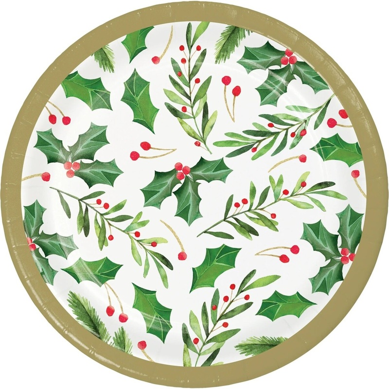 7" Holly Jolly Plate