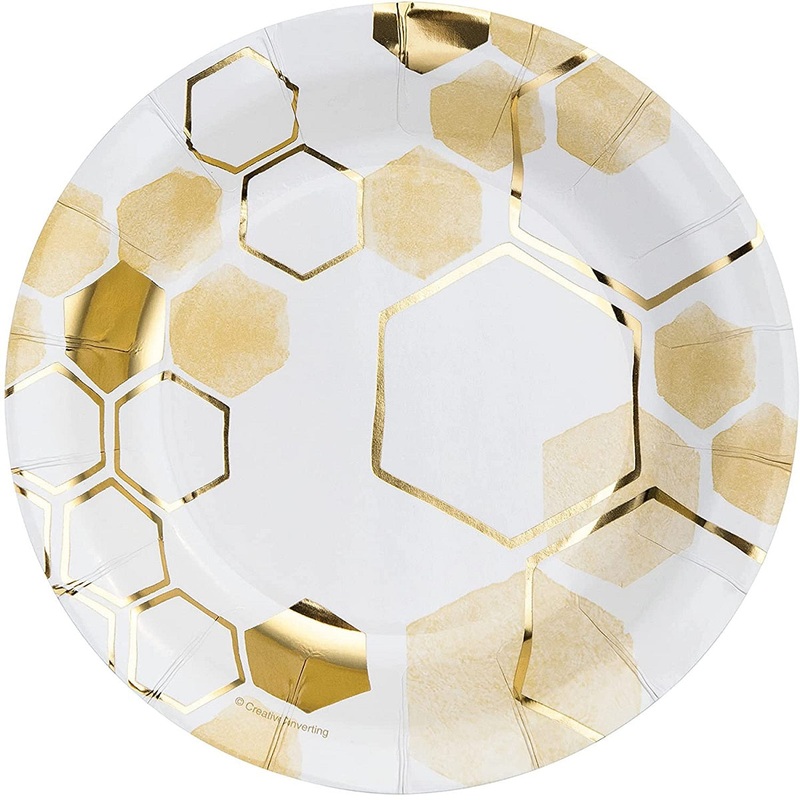 7" Honeycomb Paper Plate