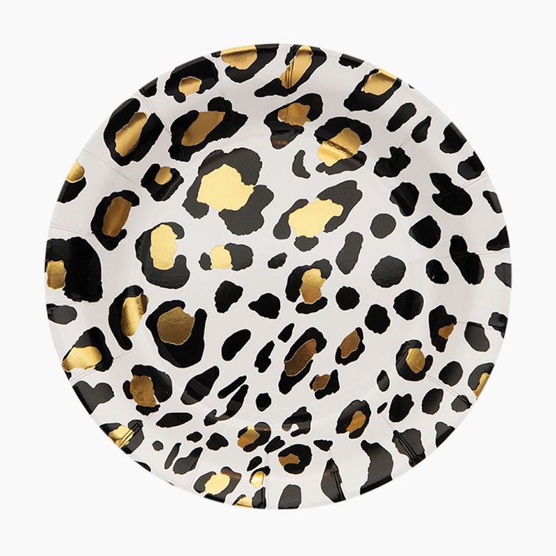 7" Leopard Paper Plate