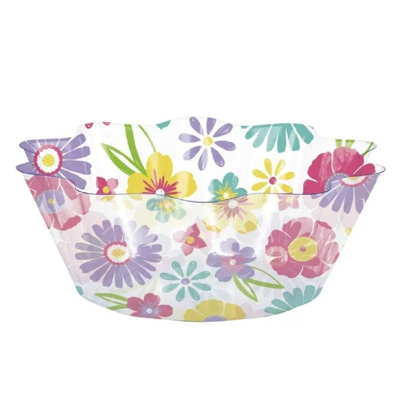 8" Spring Flowers Bowl