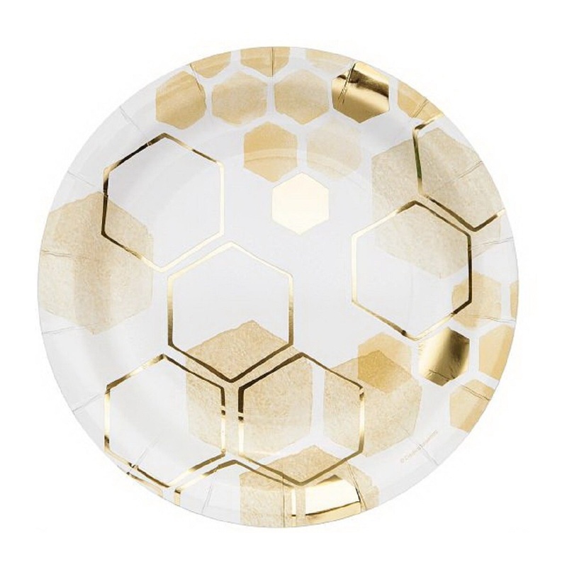 9" Honeycomb Paper Plates