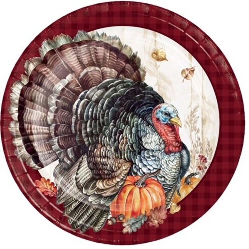 9" Timeless Turkey Plate