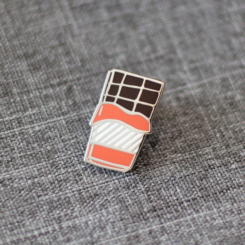 Chocolate Bar Enamel Pin - Double Blind Surprise