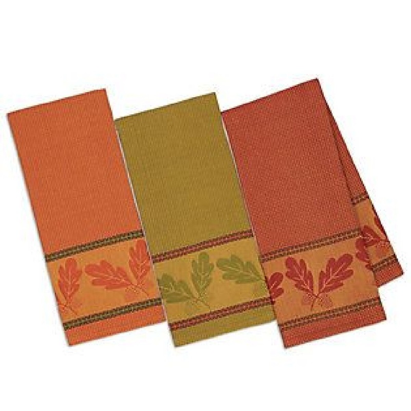Autumn Acorn Jacquard Kitchen Towel