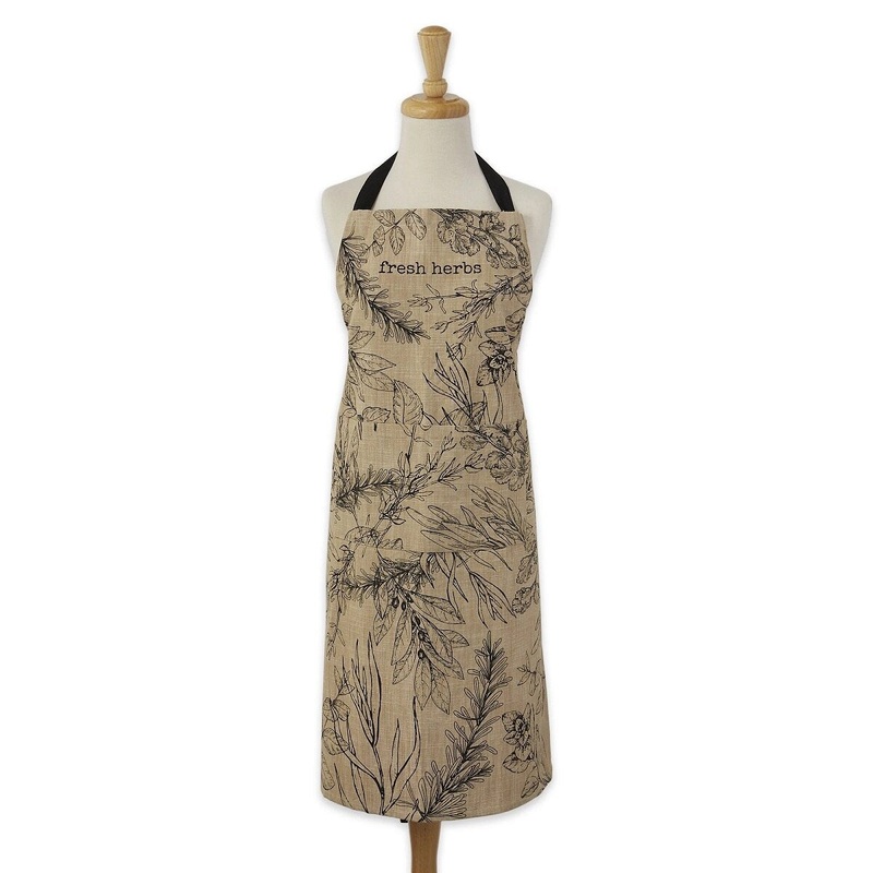 Fresh Herbs Printed Chef's Apron