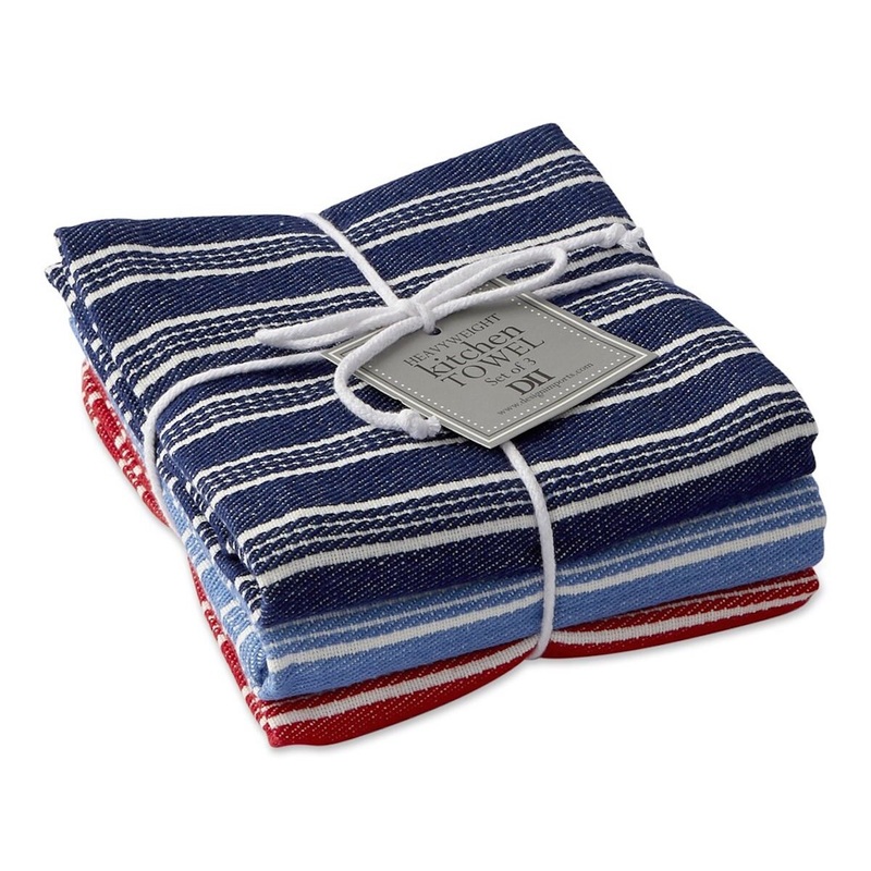 Starboard Stripe Dish Towel - Set of 3