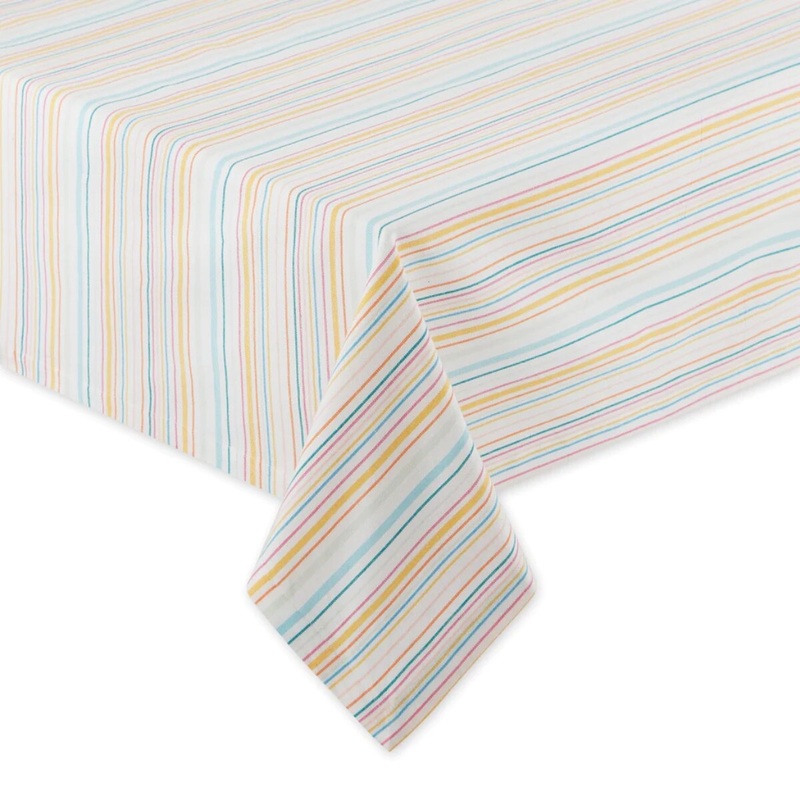52x52 Malibu Stripe Table Cloth