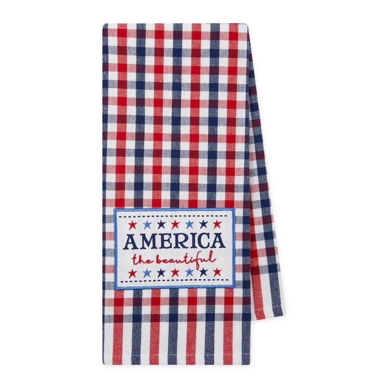 America the Beautiful Dish Towel