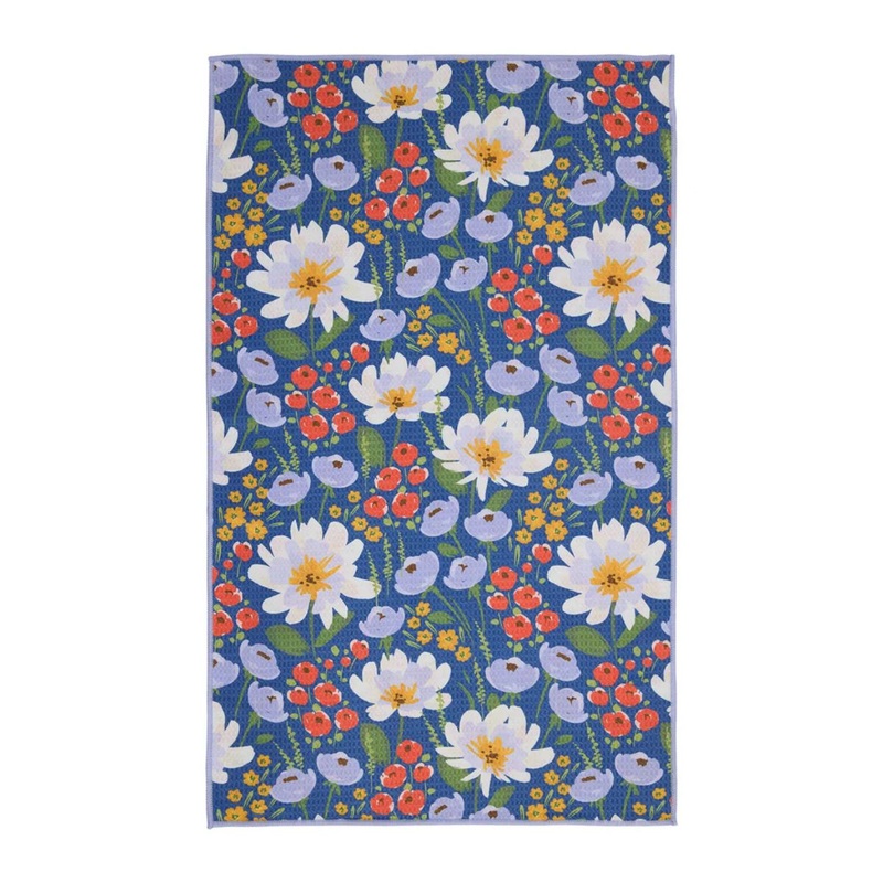 Poppy's Day Printed Microfiber Dish towel