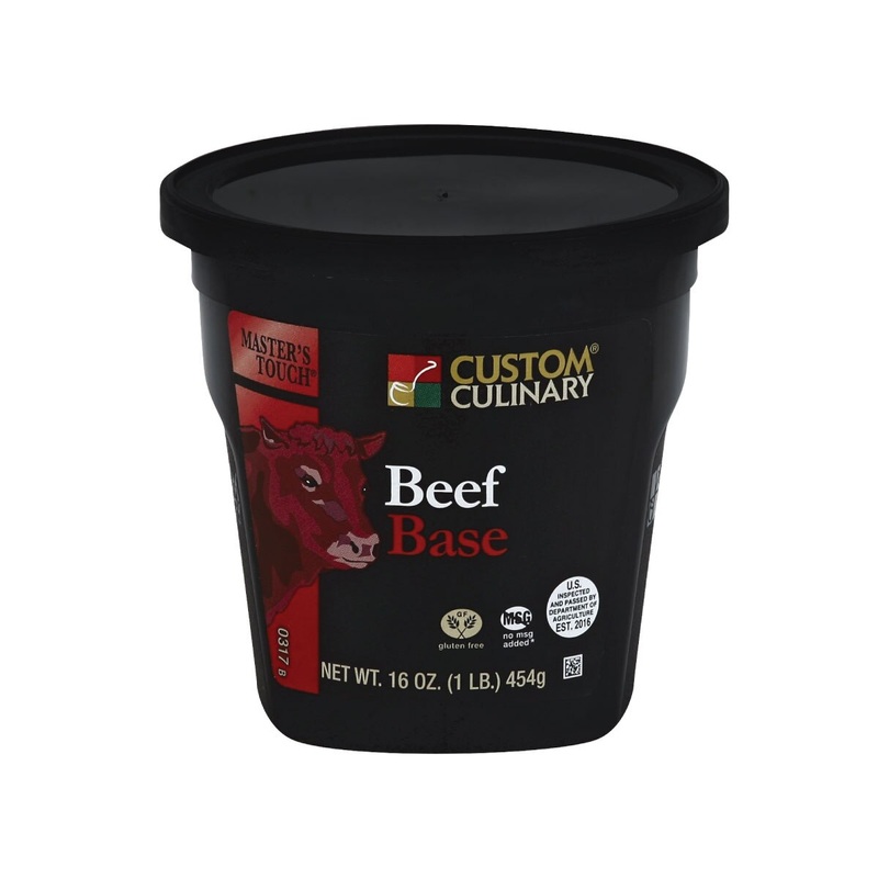 Custom Beef Base - No MSG 1 lb. Jar