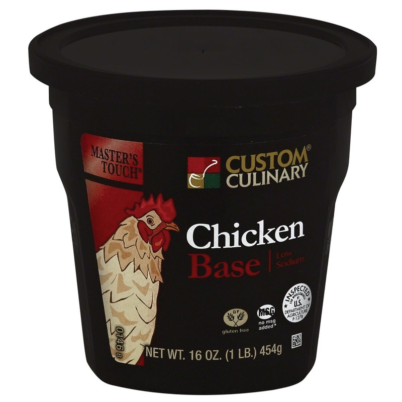 Custom Chicken Base Paste - Low Sodium 16oz