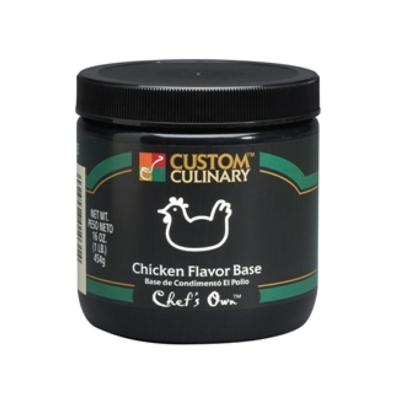 Custom Chicken Granular Soup Base - 1 lb. Jar