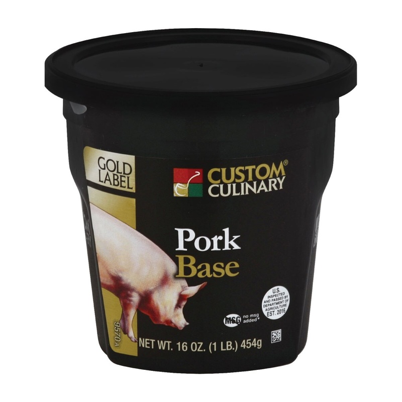 Custom Pork Base NO MSG - 1 lb. Jar